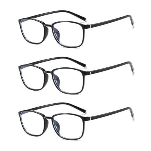 Suertree Blaulichtfilter Lesebrille 3 Pack Computerbrille Damen Sehhilfe PC Gaming UV Blaues Blockiert Brillen Herren 2.0X