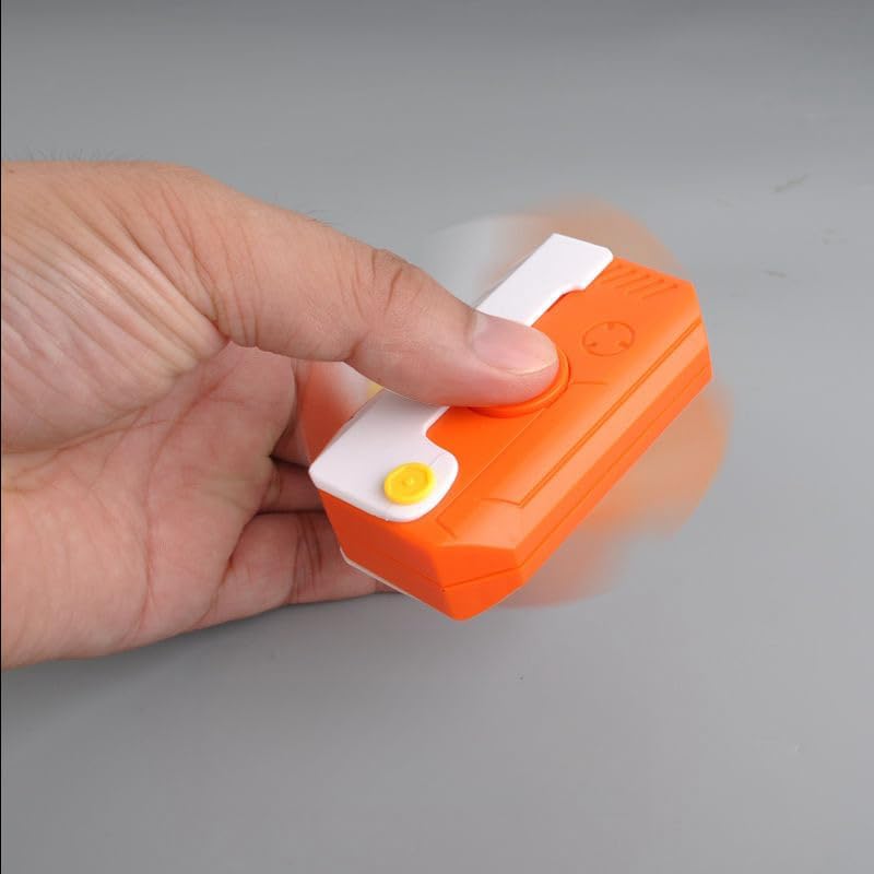 Miniatura 8 de 2 piezas de cuchillo de zanahoria juguete gravedad Fidget Spinner, colorido y novedoso forma, fabricado con tecnología de impresión 3D, resistente y