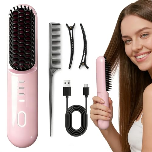 Cepillo Alisador Inalámbrico Go Brush Pro para Cabello Corto miniatura 1