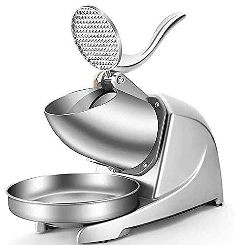 JJINPIXIU Eisrasierer und Schneekegelmaschine, 380W Edelstahl Premium tragbarer Eisbrecher und rasierte Eismaschine für…