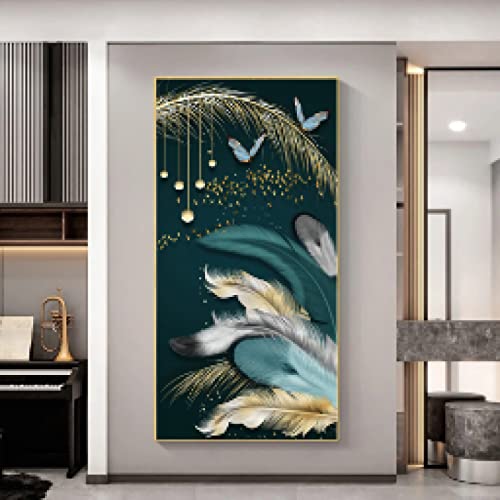 Grand tableau salon moderne pour habiller un grand mur vide