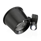 Water & Wood New LED Light 10x Jewelry Magnifier Magnifying Watch Repair Eye Loupe Glass Tool