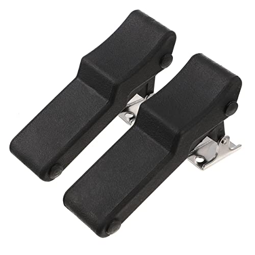 Mipcase 2Pcs Durable Toggle Latch Clamp Hasp for Concealed Mounting Vibration Reduction Space Saving Design for Surfaces and Mechanical Applications