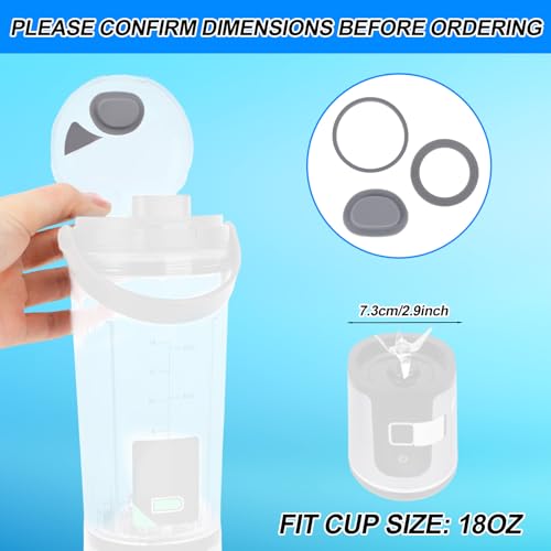 3stk Ersatzdichtungsset für Mixer, Inklusive Verschlussstopfen O-Ring und Dichtungen Kompatibel mit der Ninja BC151 Serie Langlebiges Mixerdeckel Zubehör