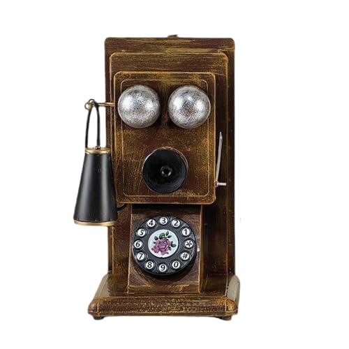 OAJABBGE Retro Antique Telephone Modèle Ornement Métal