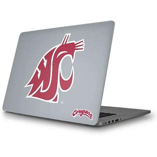 Skinit Decal Laptop Skin Compatible with MacBook Pro 15.4-inch - Officially Licensed College WSU Cougars Logo Design