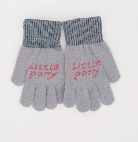 Image of Kids Winter Stretch Knit Gloves Warm Cute Cartoon Unicorn Gloves Boys Girls(3-8 Years)