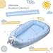 Baby Lounger - Breathable & Soft Baby Lounger for Newborn 0-24 Months, Soft Portable Baby Lounger Pillow, Newborn Babies Essentials, Snuggle Lounger Me