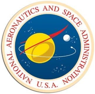 Round VINTAGE NASA (National Aeronautics USA) Seal Sticker (space logo)