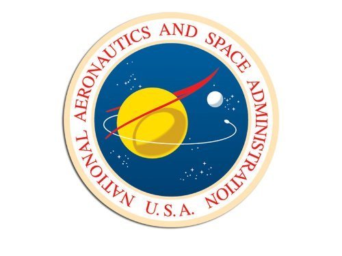 Round VINTAGE NASA (National Aeronautics USA) Seal Sticker (space logo)
