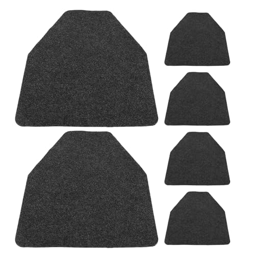 Tapis de sol absorbant VILLCASE lot de 6 tapis d'urinoir anti-éclaboussures pour WC publics