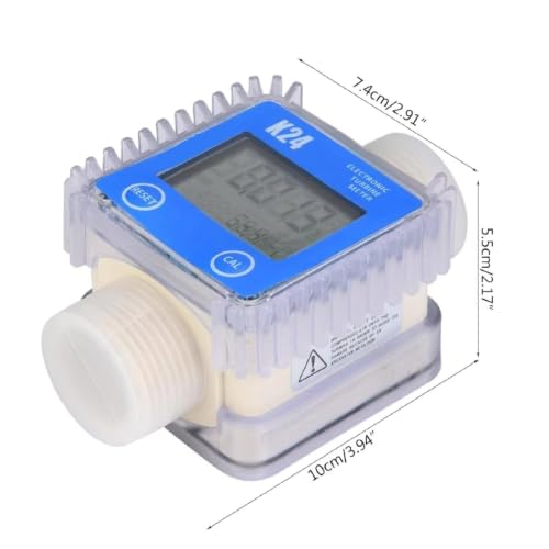 Débitmètre numérique K24 électronique avec compteur eau et écran LCD