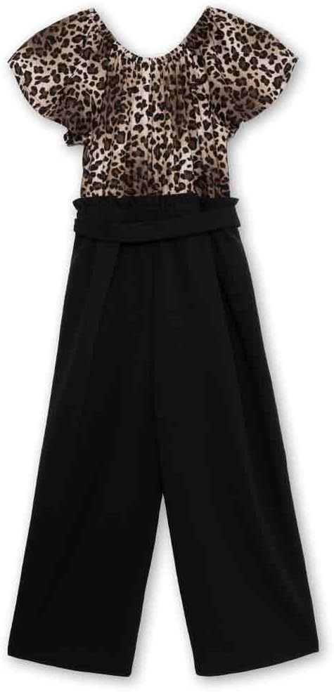 Speechless Girls' Cheetah Jumpsuit