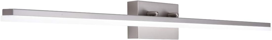 mirrea 48in 24in Modern LED Vanity Light for Bathroom Lighting Dimmable 46w 24w Brushed Nickel (Cold White 5000K)