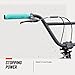 Mongoose Legion L10 Kids Freestyle Sidewalk BMX Bike, Beginner Riders, Boys and Girls, 20 Inch Wheels, Hi-Ten Steel Frame, Micro Drive 25x9T BMX Gearing, Black/Teal