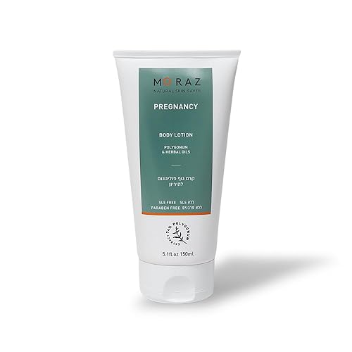 Moraz Loción corporal para el embarazo 5.1 oz | Rica en extractos de hierbas y aceites naturales
