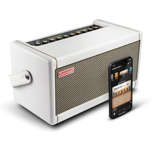 Positive Grid Spark Pearl 40W Smart Guitar Practice Amp & Bluetooth Speaker