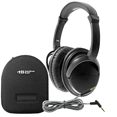 Hamilton Buhl NCHBC1 Deluxe Active Noise-Cancelling Headphones with Case by HamiltonBuhl - Used condition - US$19.94