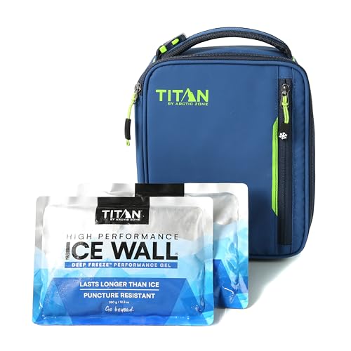 Titan Fridge Cold Upright Lunch Box 2 250g Ice Walls®,