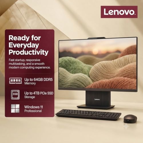 Image of Lenovo IdeaCentre AIO 27 All-in-One Desktop Computer Business Home Office