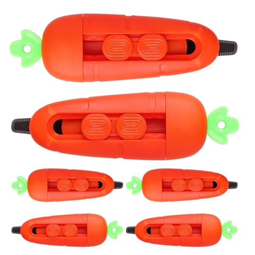 Taglierina per buste, tagliacarte per apertura di buste di carota | Taglierina apribuste leggera per lettere, 6 apriscatole con chiusura di sicurezza per buste, pacchetti, taglio di pape