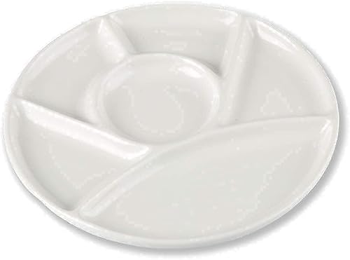 Miniatura 4 de Paleta de pintura para artistas de cerámica, bandeja, paleta, bandeja de mezcla de porcelana fácil de limpiar para pintura de gouache de acuarela, 6