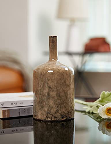 HAUCOZE Ceramic Decorative Vase Modern Decor Statue Table Centerpiece Sculpture Gifts 10.4inch