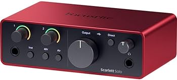 Amazon.com: Focusrite Scarlett Solo USB-C Audio Interface (4th Gen Amazon.com: Focusrite Scarlett Solo USB-C Audio Interface (4th Gen