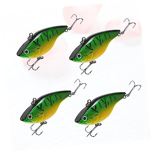 BCOATH 8 Peças Iscas De Pesca Wobble Iscas De Metal Colheres De Pesca Iscas Enfrentar Anzóis De Pesc