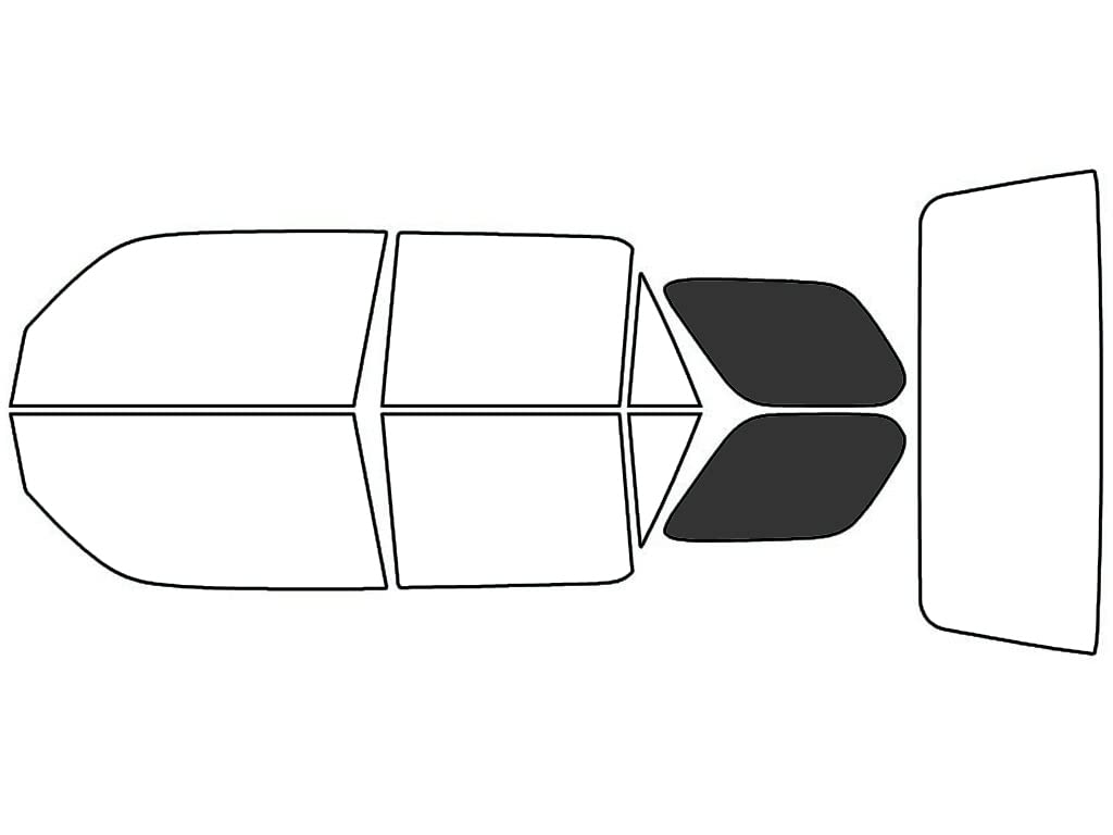Rvinyl Window Tint Kit Compatible with Toyota 4Runner 2010-2023 - Cargo Precut Kit - 20%