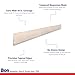 Bon Wedge Darby – Magnesium 48 in. with No-Groove Design – Smooth, Tapered Blade for Professional Plaster and Concrete Finishing