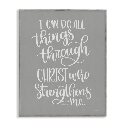 'Can Do All Things Through Christ Motivational'| Framed Giclee Art