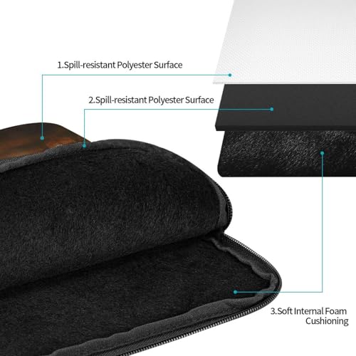 Funda para portátil 17 pulgadas con diseño animal miniatura 3