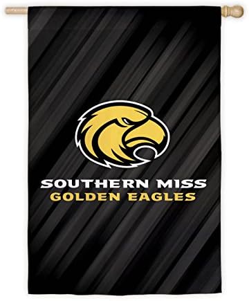 Fans With Pride University of Southern Mississippi NCAA Licensed House Flag