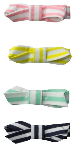 Carter's Little Girls' 4-Pack Oversided Bow Hair Clips Belt