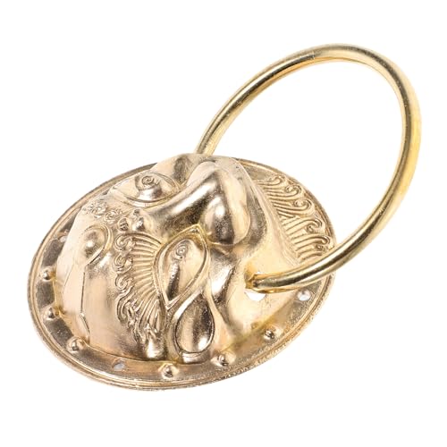 SEWOART Mango de Puerta de Metal Estilo Antiguo con Diseño de Cabeza de Animal Llamador Sólido de Resistente y Fácil de Instalar para Puerta Principal y Decoración Vintage