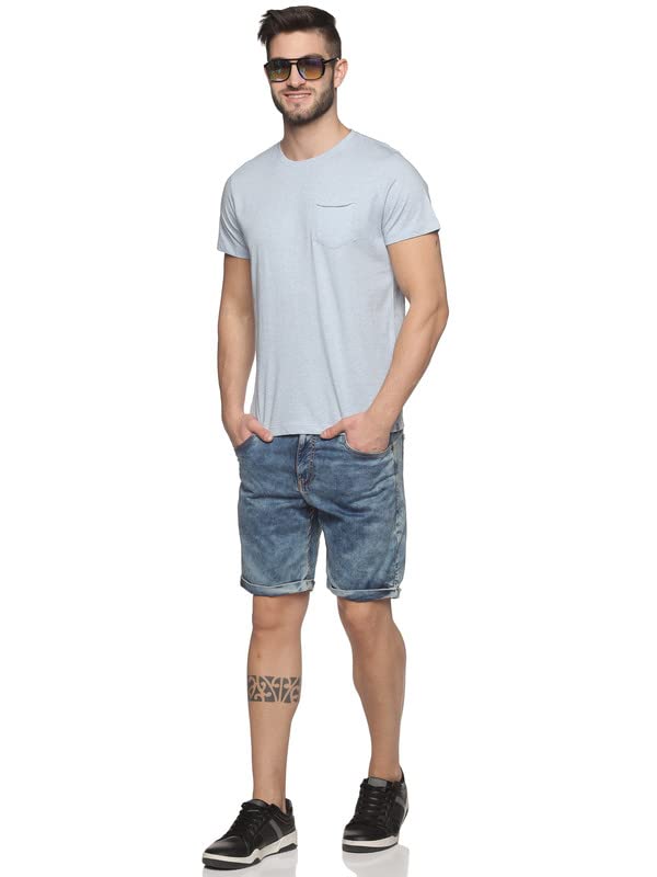 Image of soul space Fair Trade Certified Organic Cotton Half Sleeve Cotton Casual Round Neck T Shirts for Men Available in Printed, Solid Small to XXL Size