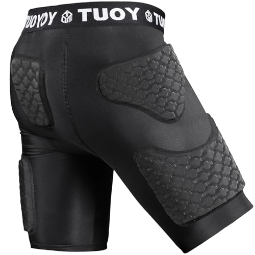 TUOYR Youth Padded Compression Short Football Girdle Pads