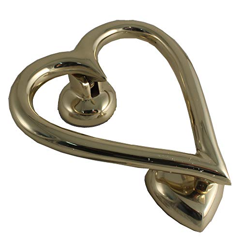 Buy 1 get 1 Heart Shaped Door Knocker Brass: ALDABAS DE PUERTA Laton