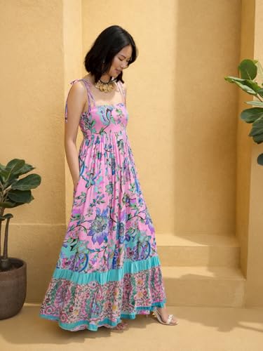 Image of Pink Paprika by Sassafras Women Casual Dress