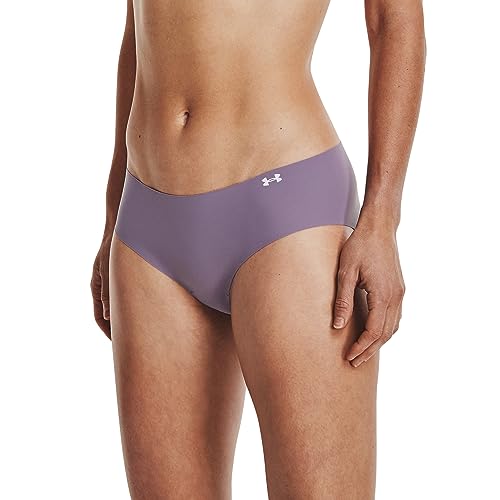 Image of Under Armour Women's Deprecated-3-pack Pure Stretch No Show Hipster Underwear, All-day Comfort Fit & Ultra-soft