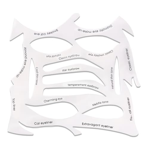 Kit de plantillas para maquillaje de ojos y cejas miniatura 1