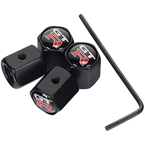 4Pcs Stainless Steel Tyre Valve Caps for Nissan Cover