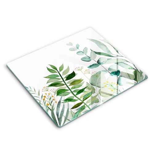 Plaque induction protection 60x52 cm Wallfluent tapis de cuisson feuilles