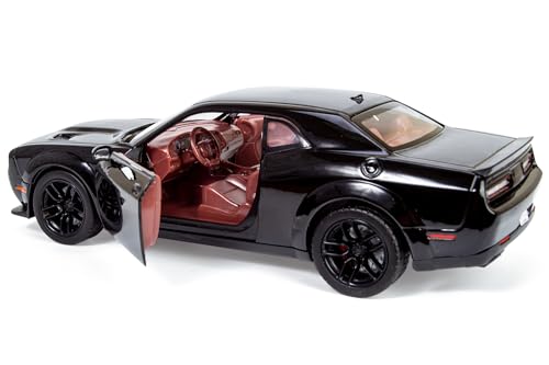 Modelo a escala 1:24 Dodge Challenger SRT Hellcat Negro miniatura 4