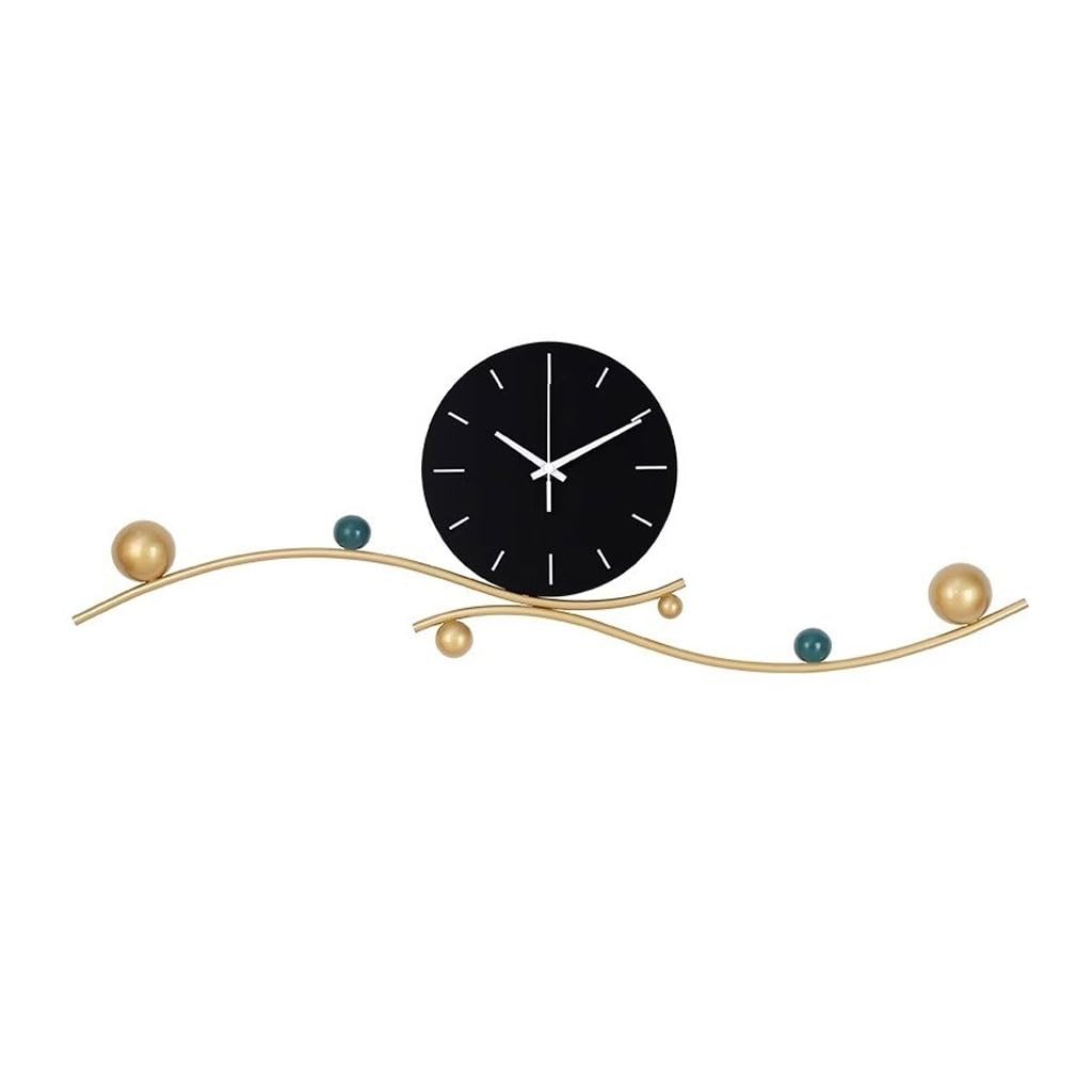 GFHTRELY Wall Clock Simple Clock Wall Clock Living Room Modern Metal Clock Fashion Creative Home Wall Hanging Clock