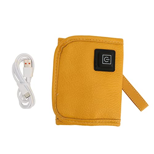 Sunicon Portable Bottle Keep Warm, USB 3 Gears Adjustable Multifunctional Travel Milk Heat Keeper, Baby Bottle Keep Warmer, for Travel Outdoor