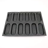 Rfvtgb Silicone Pan-Non-Stick Perforated French Bread Pan Forms,Hot Dog Molds, Baking Liners Mat...