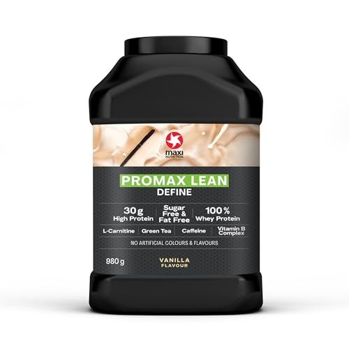 MaxiNutrition - Promax Lean, Vanilla - Whey Protein Powder for Weight Loss and Lean Muscle Development – Sugar and Fat Free, Vegetarian-Friendly, 30g Protein, 128 kcal per Serving, 980g