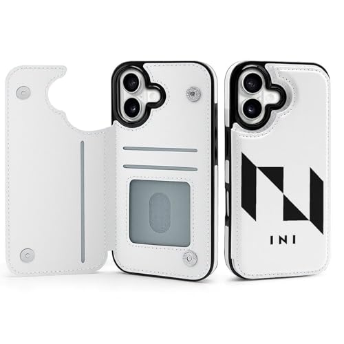 iPhone17用ケース INI 財布型 アイフォン17用カバー 手帳型 かわいい 携帯用カバー カード収納 スタンド機能 スマホケース